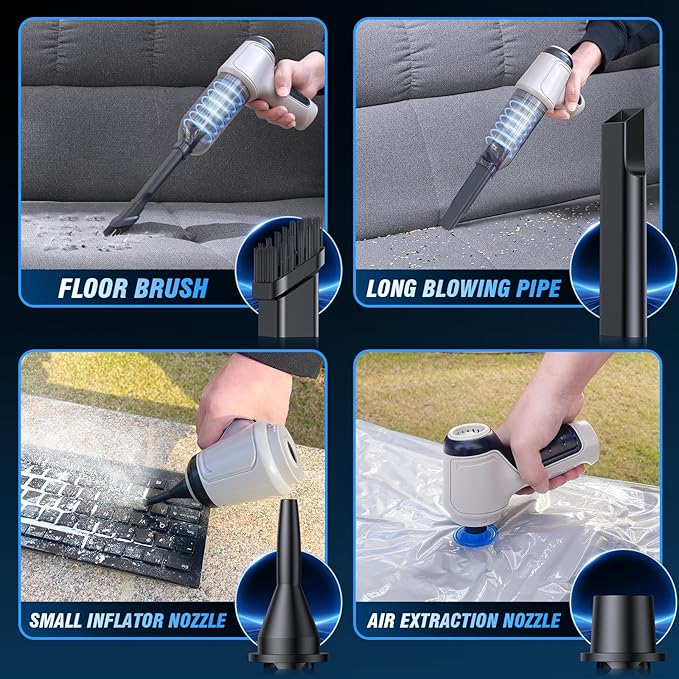 High power cordless vacuum cleaner / مكنسة كهربائية محمولة متعددة الوظائف
