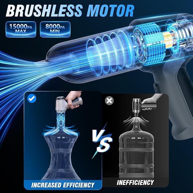 High power cordless vacuum cleaner / مكنسة كهربائية محمولة متعددة الوظائف